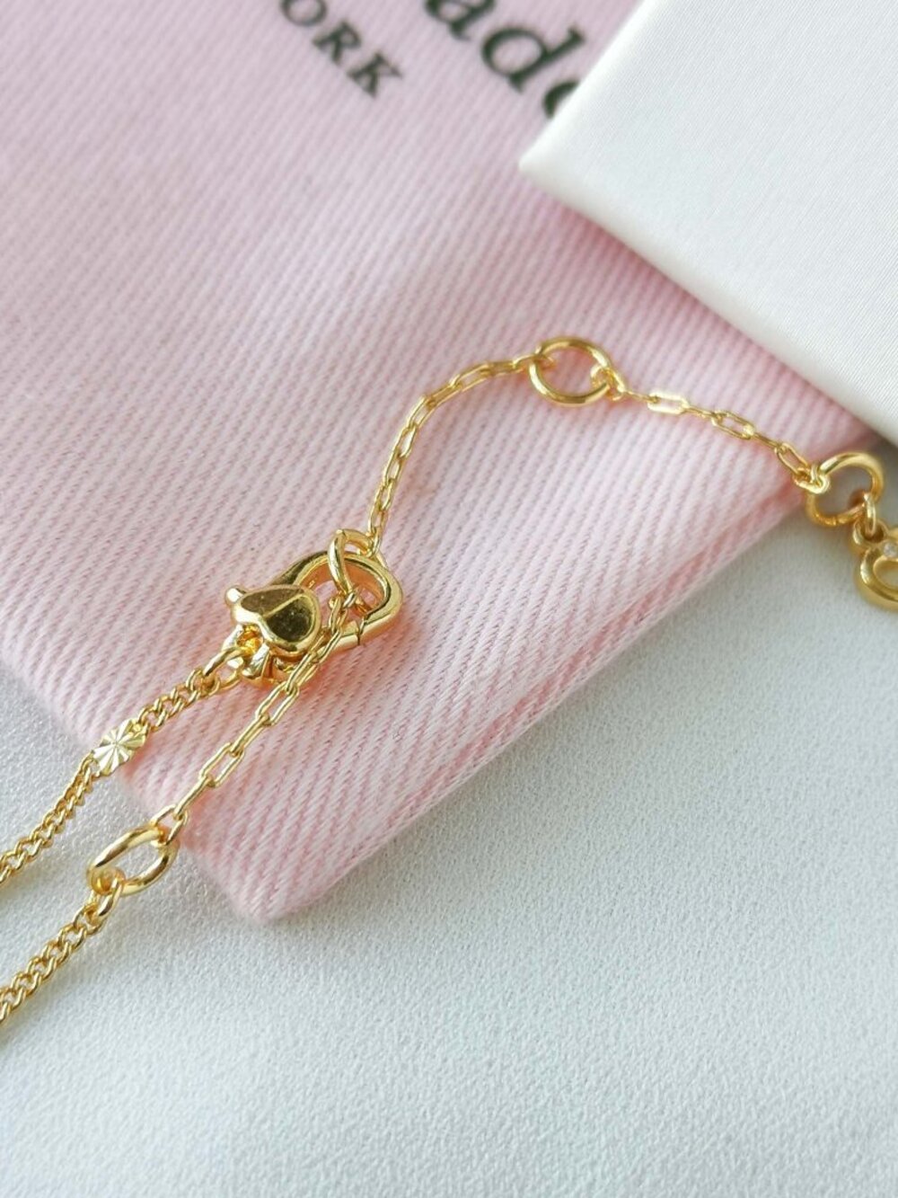 Kate Spade Love Game Arrow Gold Pearl Pendant Necklace - Picture 3 of 3